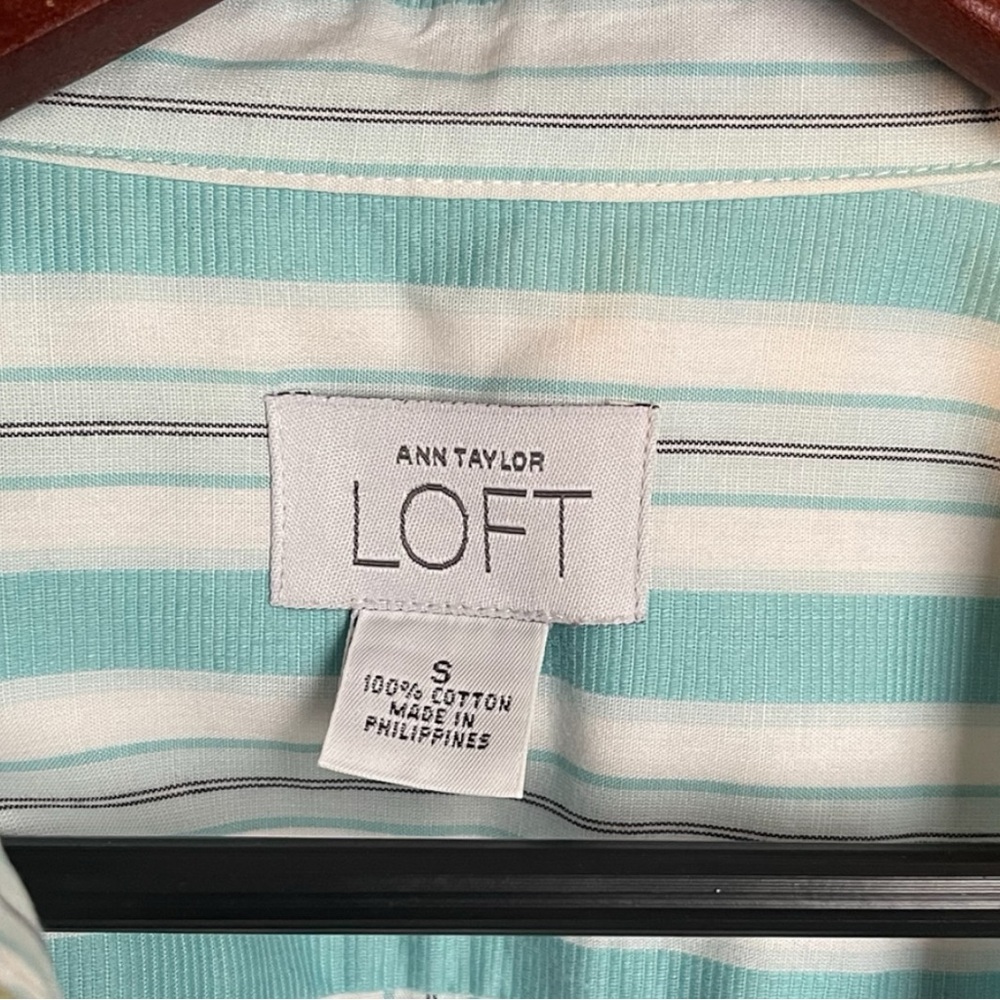 LOFT Stripe Button-Down Shirt - Picture 3 of 3